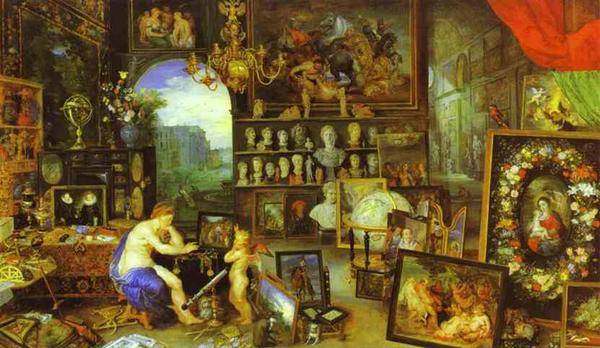 Allegory of Sight with Jan Brueghel - Peter Paul Rubens