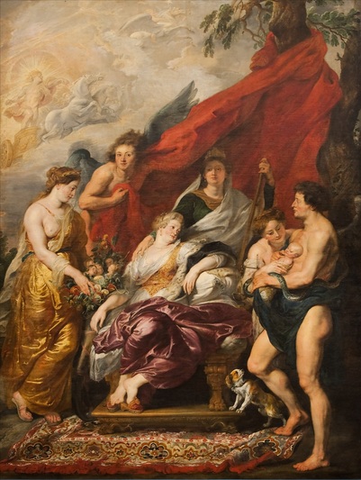 Birth of Louis XIII - Peter Paul Rubens