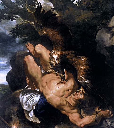 Chained Prometheus - Peter Paul Rubens