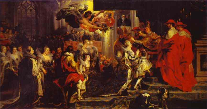 Coronation of Marie de' Medici - Peter Paul Rubens