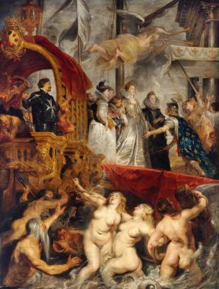Landing at Marseilles - Peter Paul Rubens