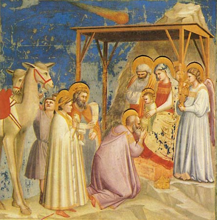 Adoration of the Magi - Giotto di Bondone