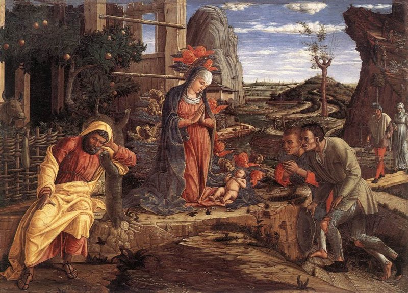 Adoration of the Shepherds - Andrea Mantegna
