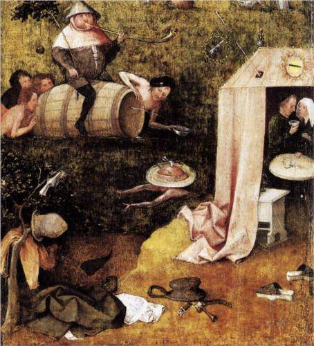 Allegory of Gluttony and Lust - Hieronymus Bosch