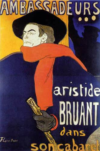 Ambassadeurs: Aristide Bruant - Henri de Toulouse Lautrec