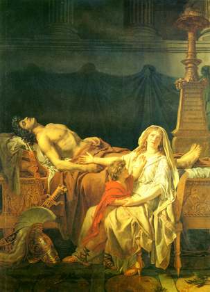 Andromache Morning Hector - Jacques Louis David