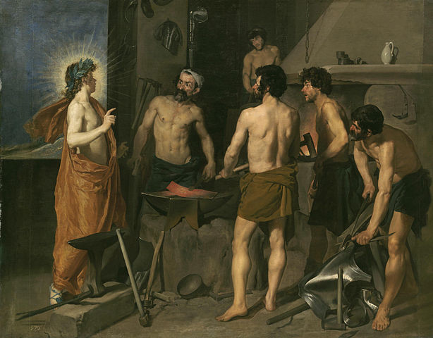 Apollo in the Forge of Vulcan - Diego Velazquez