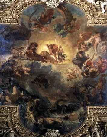 Apollo slaying Python - Eugene Delacroix