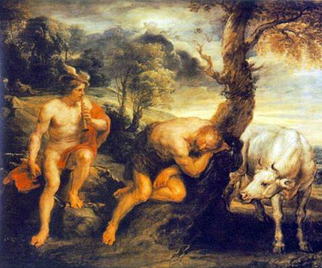 Argus and Mercury - Peter Paul Rubens