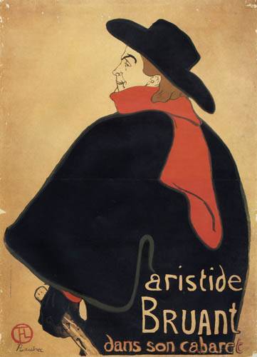 Aristide Bruant - Henri de Toulouse Lautrec