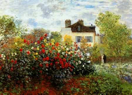 Artist Garden at Argenteuil - Claude Monet