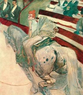 Au Cirque Fernand Ecuyere - Henri de Toulouse Lautrec