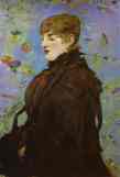 Autumn (Mery Laurent) - Edouard Manet