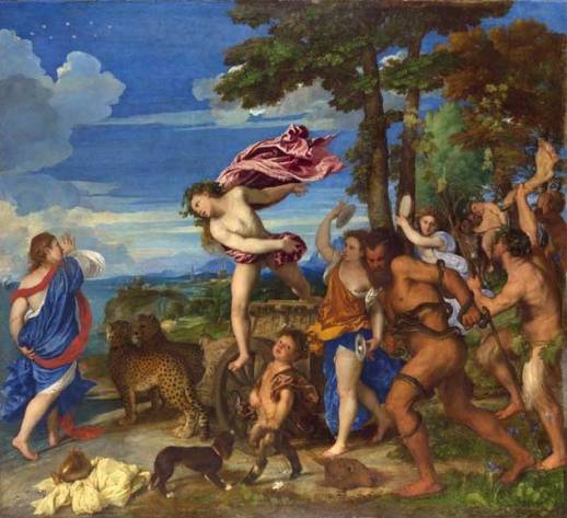 Bacchus and Ariadne - Tiziano Titian Vecellio