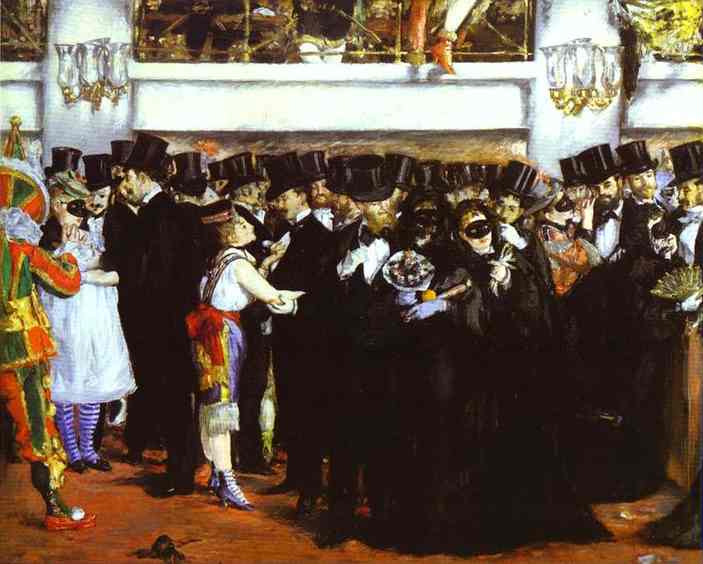 Ball at the Opera - Edouard Manet
