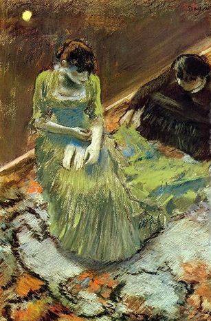 Before the Curtain Call - Edgar Degas