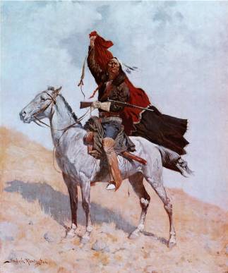 Blanket Signal - Frederic Remington