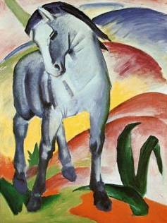 Blaues Pferd I - Franz Marc