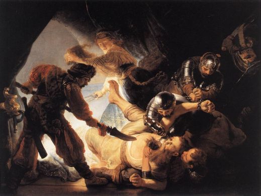 Blinding of Samson - Rembrandt van Rijn