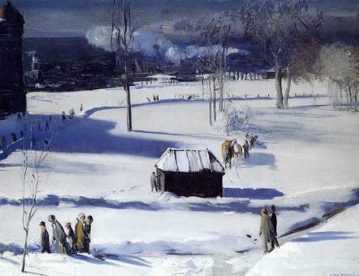 Blue Snow, the Battery (Park) - George Bellows