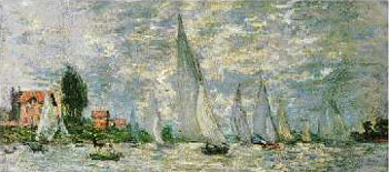 Boat Regatta at Argenteuil - Claude Monet