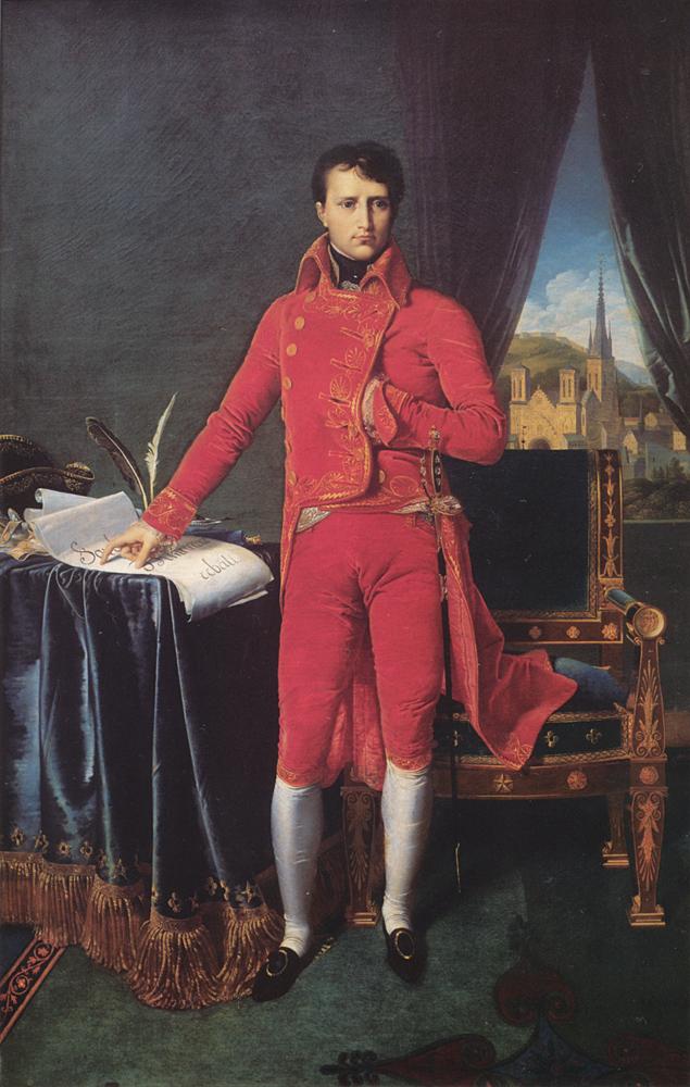 Bonaparte First Consul - Jean Auguste Dominique Ingres