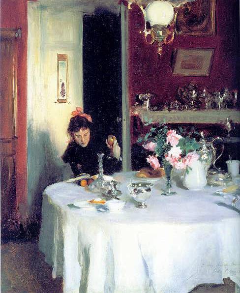 Breakfast Table - John Singer Sargent