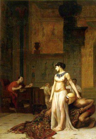 Caesar and Cleopatra - Jean Leon Gerome