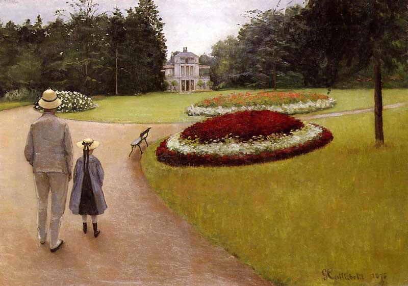 Caillebotte Park at Yerres - Gustave Caillebotte