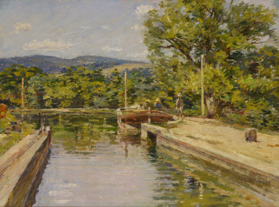 Canal Scene - Theodore Robinson
