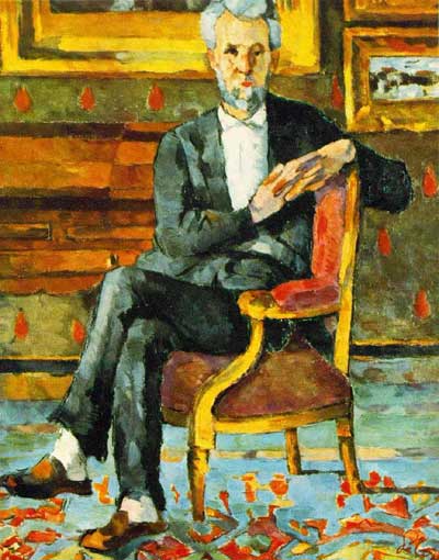 Chocquet Seated - Paul Cezanne