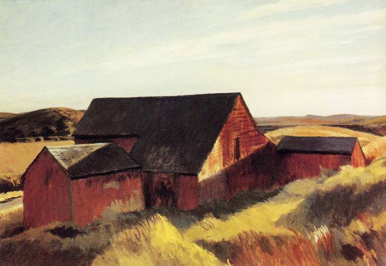 Cobb's Barns, South Truro - Edward Hopper