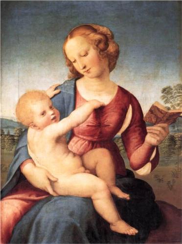 Colonna Madonna - Raffaello Raphael Sanzio