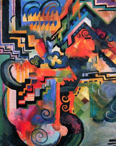 Colored Composition - August Macke