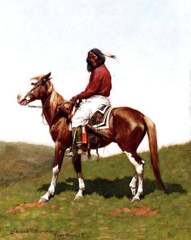 Comanche Brave, Fort Reno - Frederic Remington