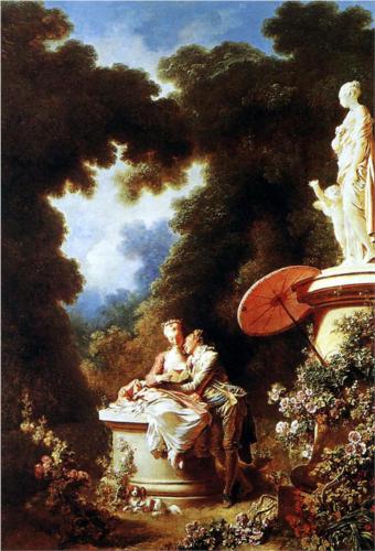 Confession of Love - Jean Honore Fragonard