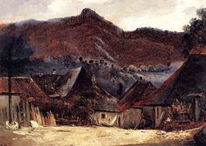 Cottages in the Jura - Theodore Rousseau