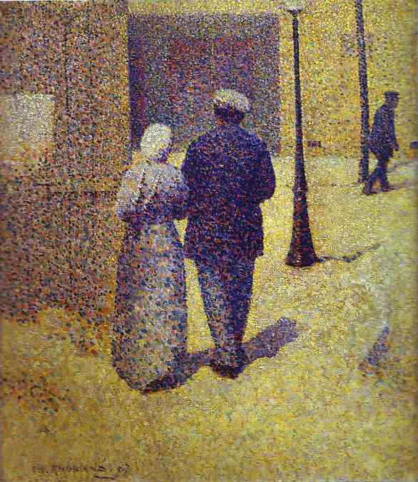Couple in the Street - Charles Angrand