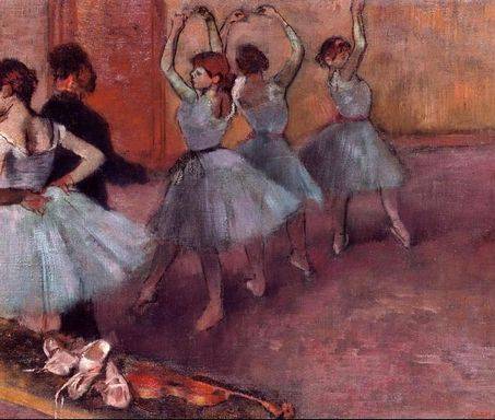 Dancers in Light Blue - Edgar Degas