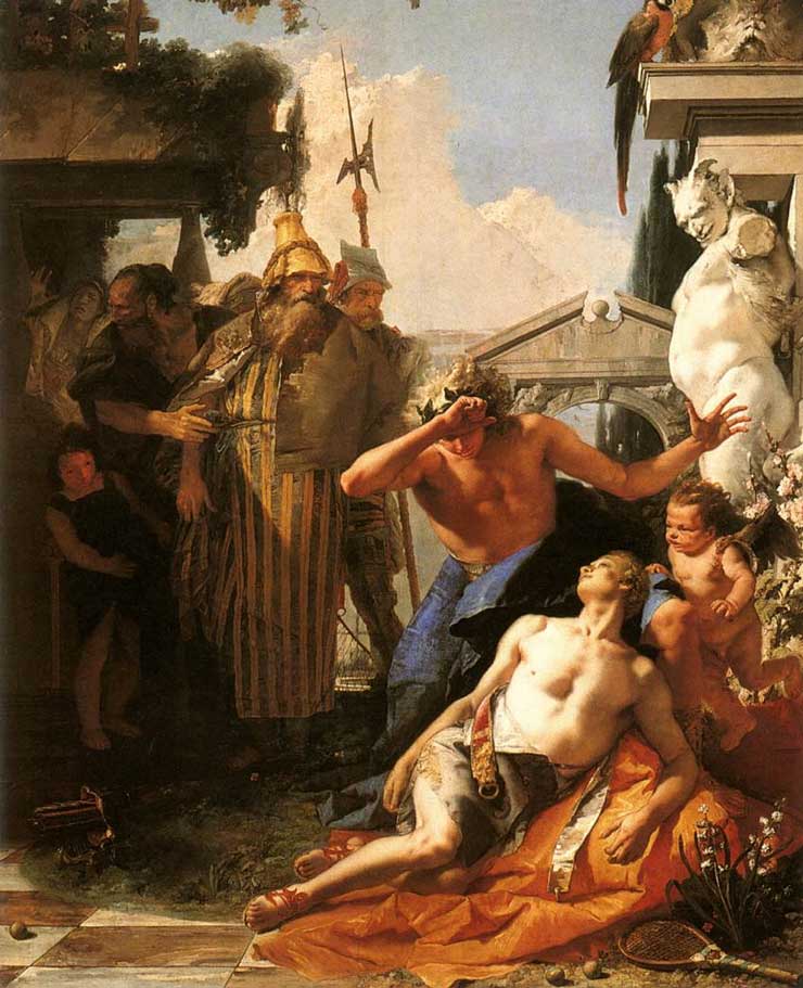 Death of Hyacinth - Giovanni Tiepolo