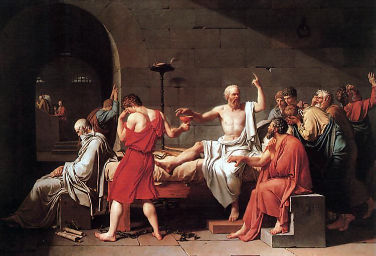 Death of Socrates - Jacques Louis David