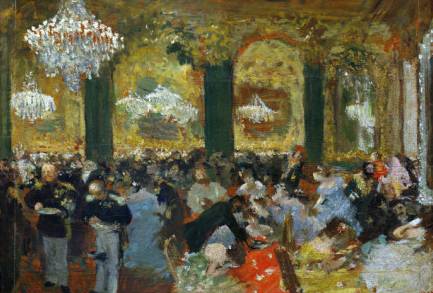Dinner at the Ball - Edgar Degas