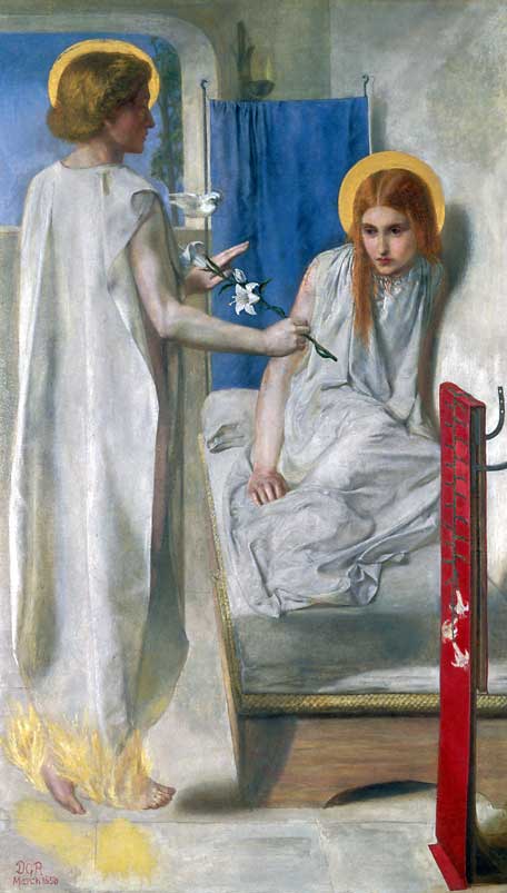 Ecce Ancilla Domini - Dante Gabriel Rossetti