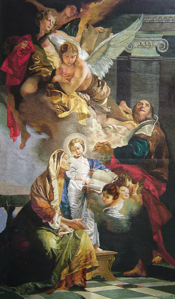 Education of the Virgin - Giovanni Tiepolo
