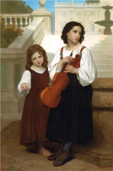 Far from the Country - William Adolphe Bouguereau