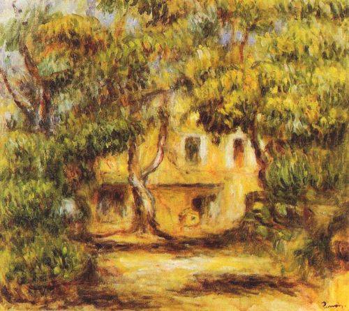 Farm at Les Collettes - Pierre Auguste Renoir