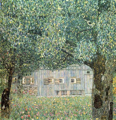 Farmhouse in Upper Austria - Gustav Klimt