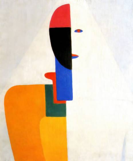 Female Half Figure - Kazimir Malevich