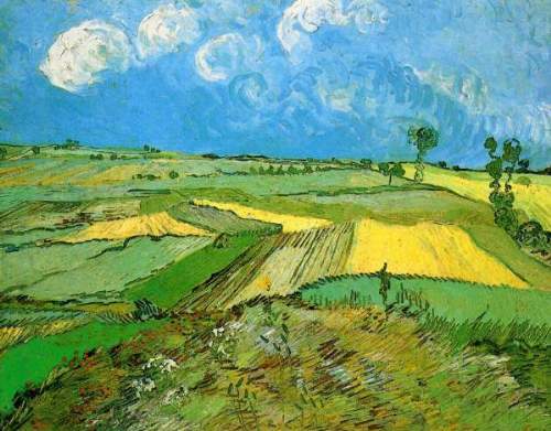 Wheat Fields Near Auvers - Vincent van Gogh