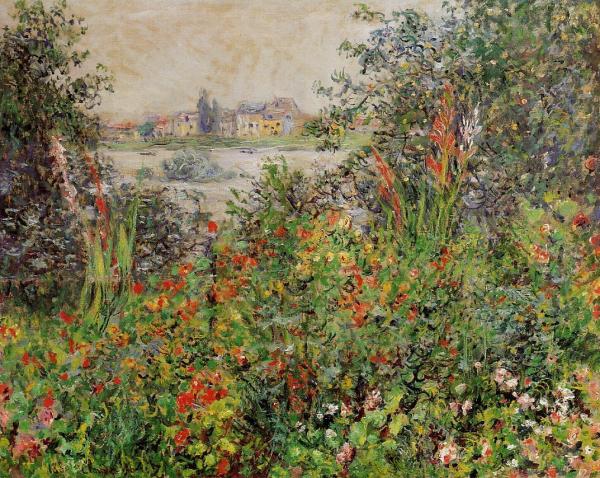 Flowers at Vtheuil - Claude Monet